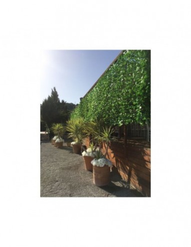 10+1 offert Filet végétal artificiel vert clair lierre 6M2 200cm/300cm terrasse cloture mur plafond anti UV spécial extérieur