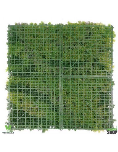 Mur végétal ignifugé HAWAI 1M2 best seller restaurant anti FEU UV vegetal shop