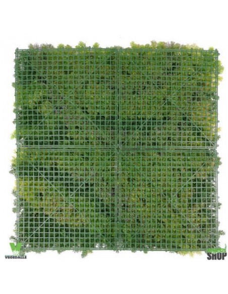 Mur végétal ignifugé HAWAI 1M2 best seller restaurant anti FEU UV vegetal shop