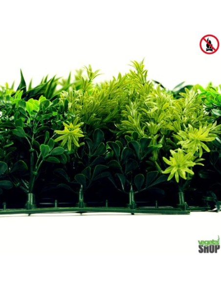 LOT 10+1 GRATUIT Mur végétal ignifugé HAWAI 11M2 best seller restaurant ignifuge anti FEU UV vegetal shop