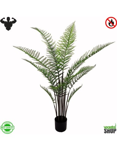 Persian Fern plant 120 cm Plante artificiel ignifuge avec pot