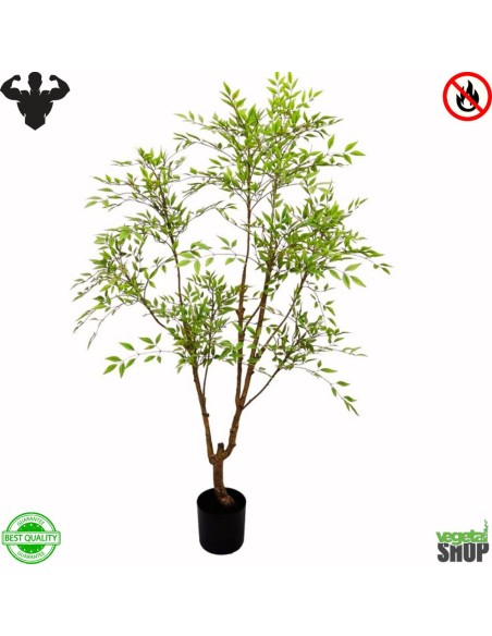 Arbuste Rhus Wax 180 cm (avec pot) (avec pot plante artificiel ignifuge