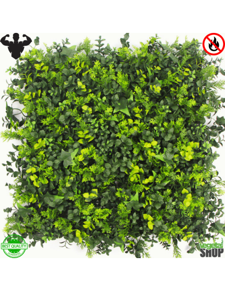 LOT 10+1 gratuite Mur végétal ignifugé BARBA 1M2 décoration restaurant boutique magasin anti FEU UV vegetal shop