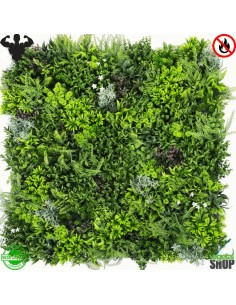 LOT 10+1 GRATUIT Mur végétal ignifugé HAWAI 11M2 best seller restaurant ignifuge anti FEU UV vegetal shop