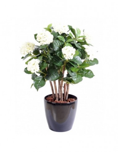 Plante fleurie Hortensia BUISSON artificielle tergal luxe VEGETAL SHOP