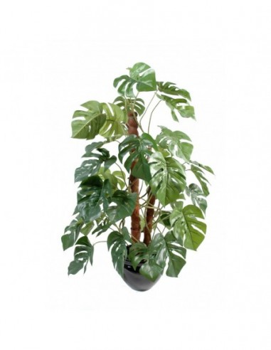 Plante tropicale philodendron TUTEUR COCO H100 artificiel haut de gamme VEGETAL SHOP