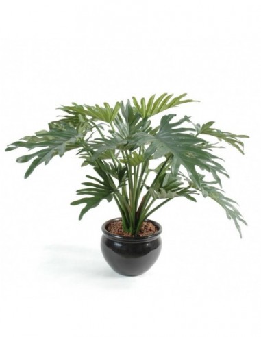 Plante tropicale philodendron SELLOUM H50 artificiel haut de gamme VEGETAL SHOP