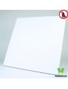 Dalle blanche faux-plafond lot 40 ANTI-FEU ignifugé 60x60 Norme A1 NF CEE Vegetal Shop