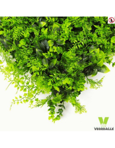 LOT 10+1 offerte Mur végétal ignifugé VERDA 1M2 décoration restaurant boutique magasin anti FEU UV vegetal shop