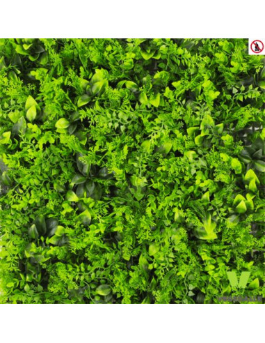 LOT 10+1 offerte Mur végétal ignifugé VERDA 1M2 décoration restaurant boutique magasin anti FEU UV vegetal shop