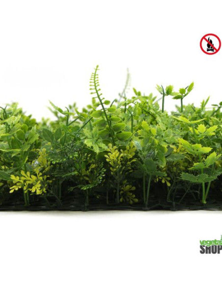 Mur végétal ignifugé BALIA 1M2 artificiel décoration restaurant magasin anti FEU UV vegetal shop
