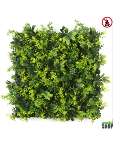 Mur plafond végétal MORIA 1M2 décoration restaurant boutique magasin anti FEU UV extérieur vegetal shop