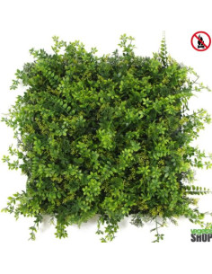 LOT 10+1 offert Mur végétal ignifugé BALIA 1M2 artificiel décoration restaurant magasin ignifugé anti FEU UV vegetal shop