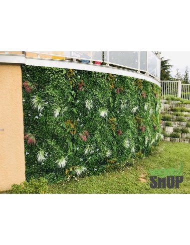 LOT 10+1 Mur plafond végétal SAFARI M2 gratuite UV FEU ignifugé restaurant ANTI UV FEU vegetal shop
