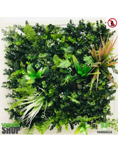 LOT 10+1 Mur plafond végétal SAFARI M2 gratuite UV FEU ignifugé restaurant ANTI UV FEU vegetal shop