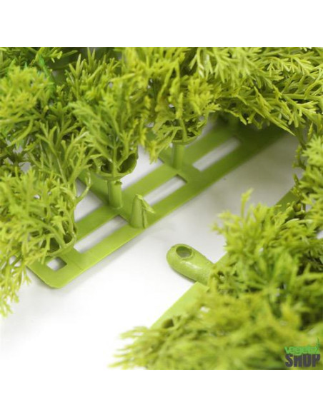 Mur plafond végétal lichen vert foncé ÉMERAUDE 1M2 Décoration artificiel sans entretien anti FEU UV vegetal shop