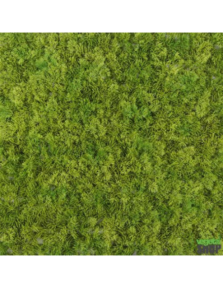 Mur plafond végétal lichen vert foncé ÉMERAUDE 1M2 Décoration artificiel sans entretien anti FEU UV vegetal shop