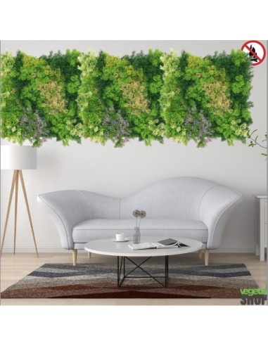 LOT 10+1 gratuite Mur plafond végétal LICHEN-A 1M2 décoration restaurant boutique magasin anti FEU UV vegetal shop