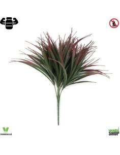 Large grass rouge 30cm artificiel plante ignifuge...