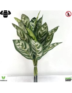 Calathea Makoyana 48 cm artificiel plante ignifuge...