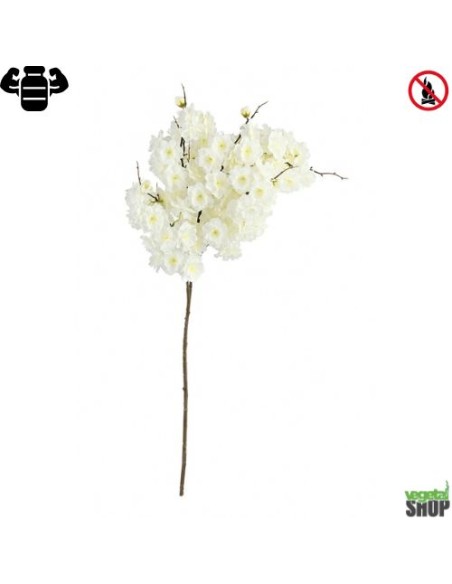 Fleur de Cerisier blanc X12 Plante artificielle ignifuge anti feu 93 cm vegetal shop
