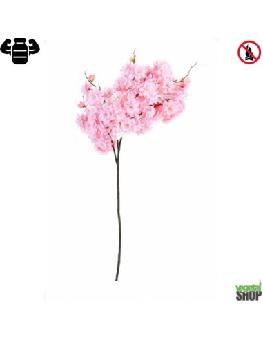 Fleur de cerisier rose X12 Plante artificielle ignifugee anti feu 93 cm vegetal shop