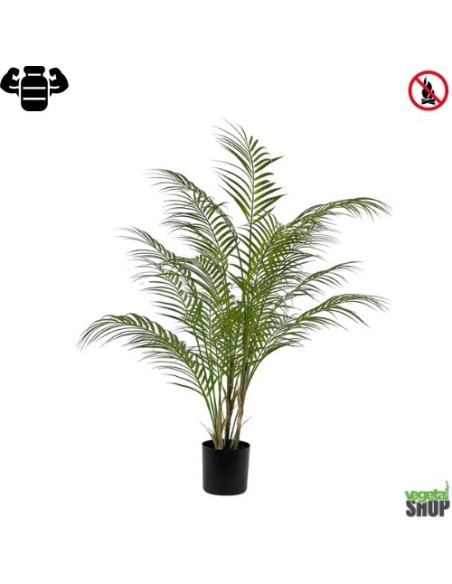 Areca x2 Palm 90 cm (pot inclus)plante artificielle ignifuge anti feu vegetal shop