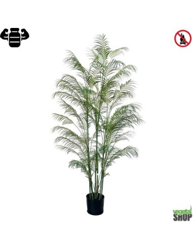 Plante artificiel Areca Palm 180 cm (pot inclus) ignifuge anti feu vegetal shop