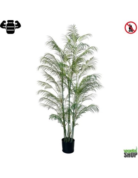 Plante artificiel Areca Palm 180 cm (pot inclus) ignifuge anti feu vegetal shop