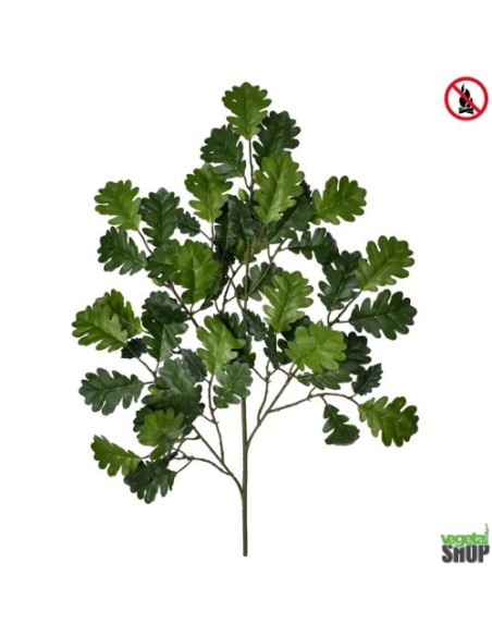 Oak Leaf spray 58 cm Plante artificielle ignifuge anti feu vegetal shop