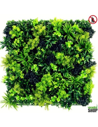Mur plafond végétal PANAMA 1M2 best seller restaurant ignifuge anti FEU UV vegetal shop