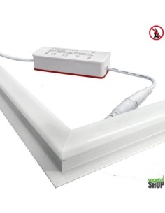 Dalle LED blanche NATUREL Lot 2 pour faux-plafond ignifugé 60x60 Vegetal Shop 2