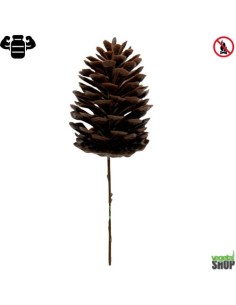 Pomme de pin x18 plante artificielle 8 cm ignifugee vegetal shop