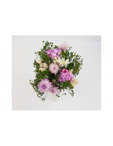 Bouquet floral sec violet clair de...